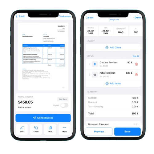 invoice app probill