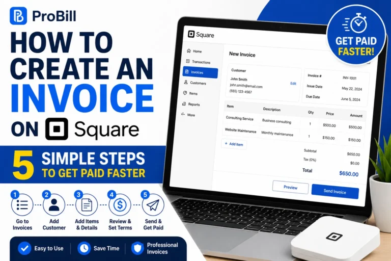 How to Create an Invoice on Square
