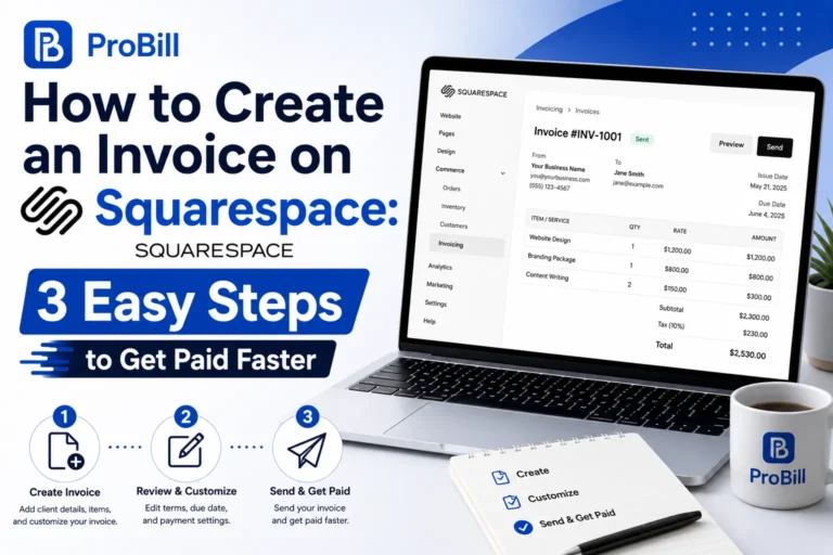 How to Create an Invoice on Squarespace