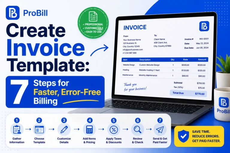 create invoice template