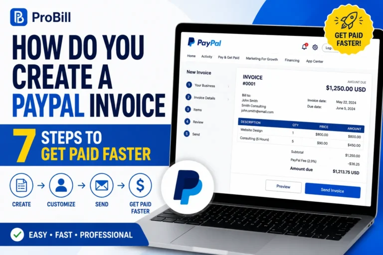 how do you create a paypal invoice