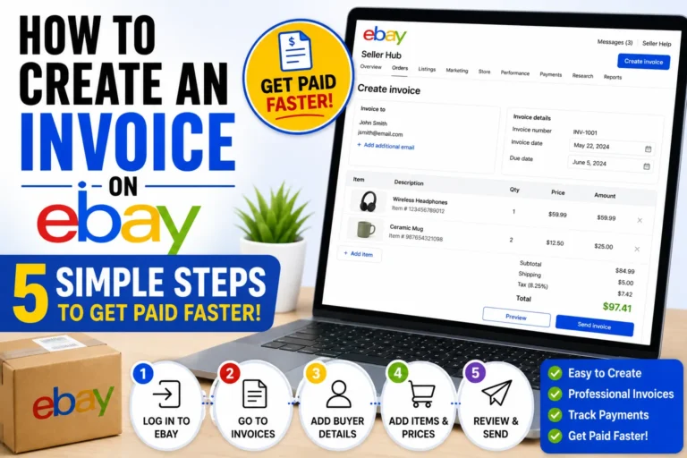 how to create an invoice on ebay
