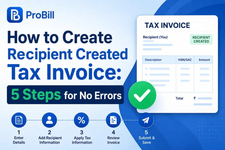 recipient created tax invoice