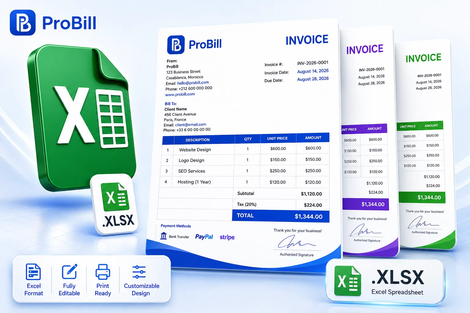 google sheets invoice templates