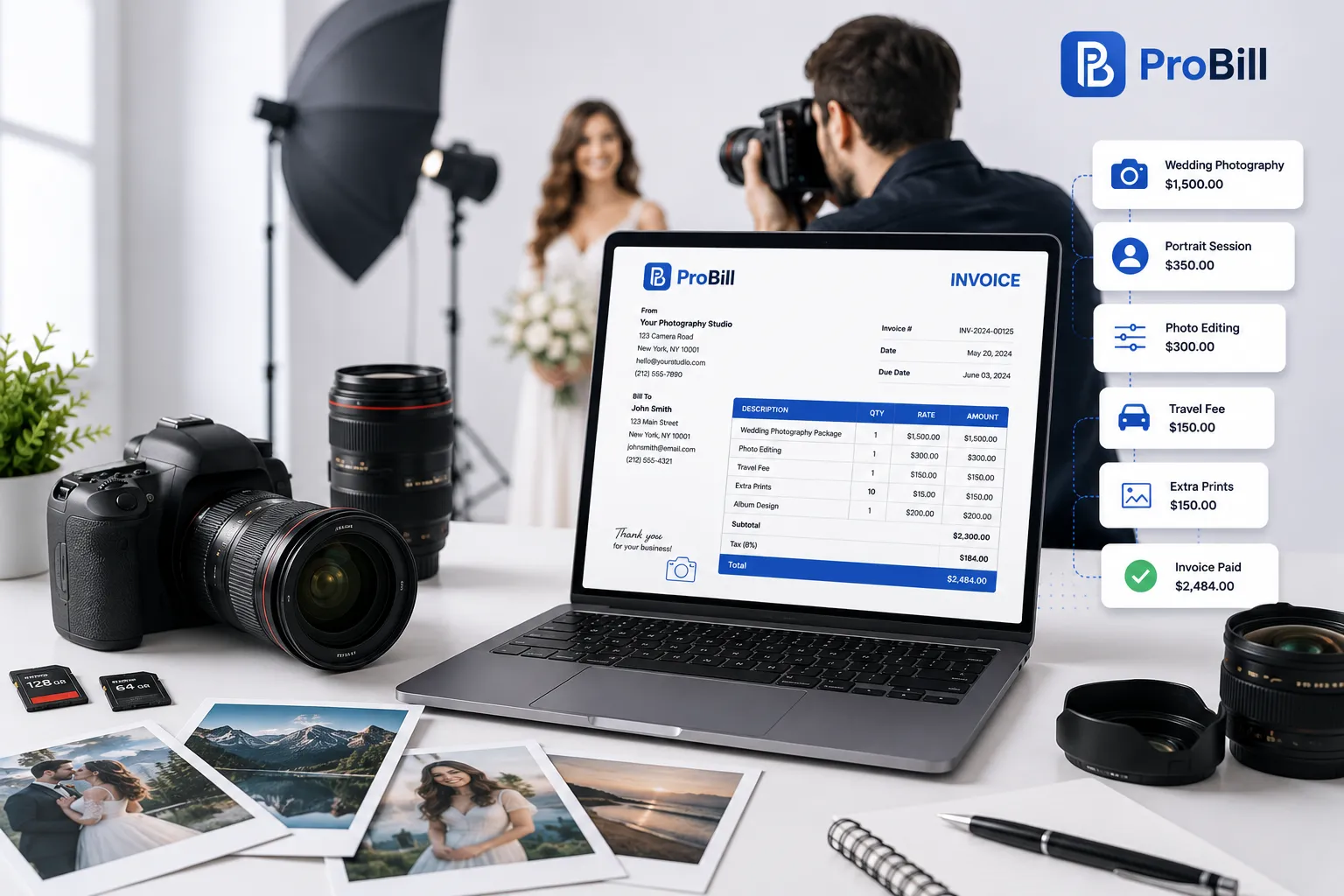 photography invoice templates