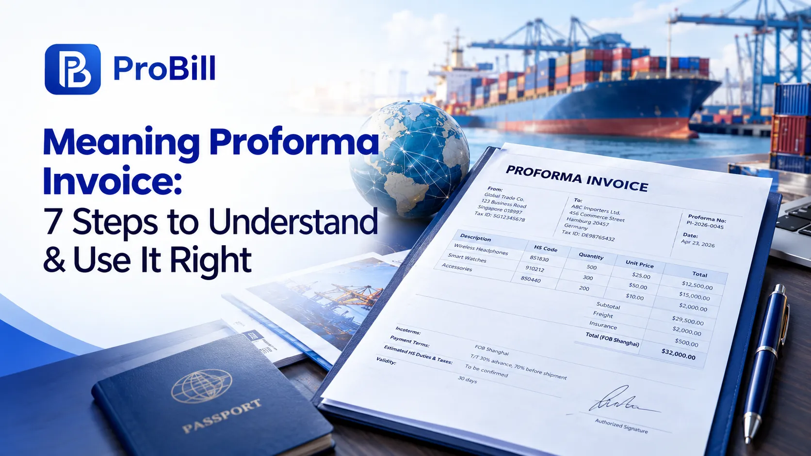 Meaning Proforma Invoice