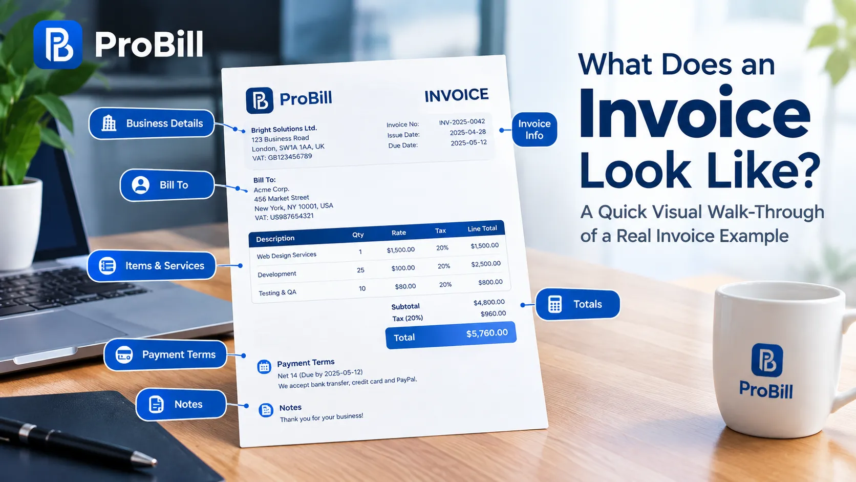 invoice example templates