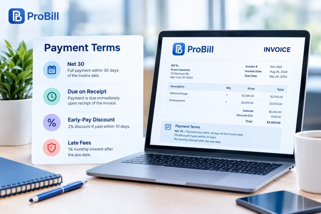 invoice payment terms