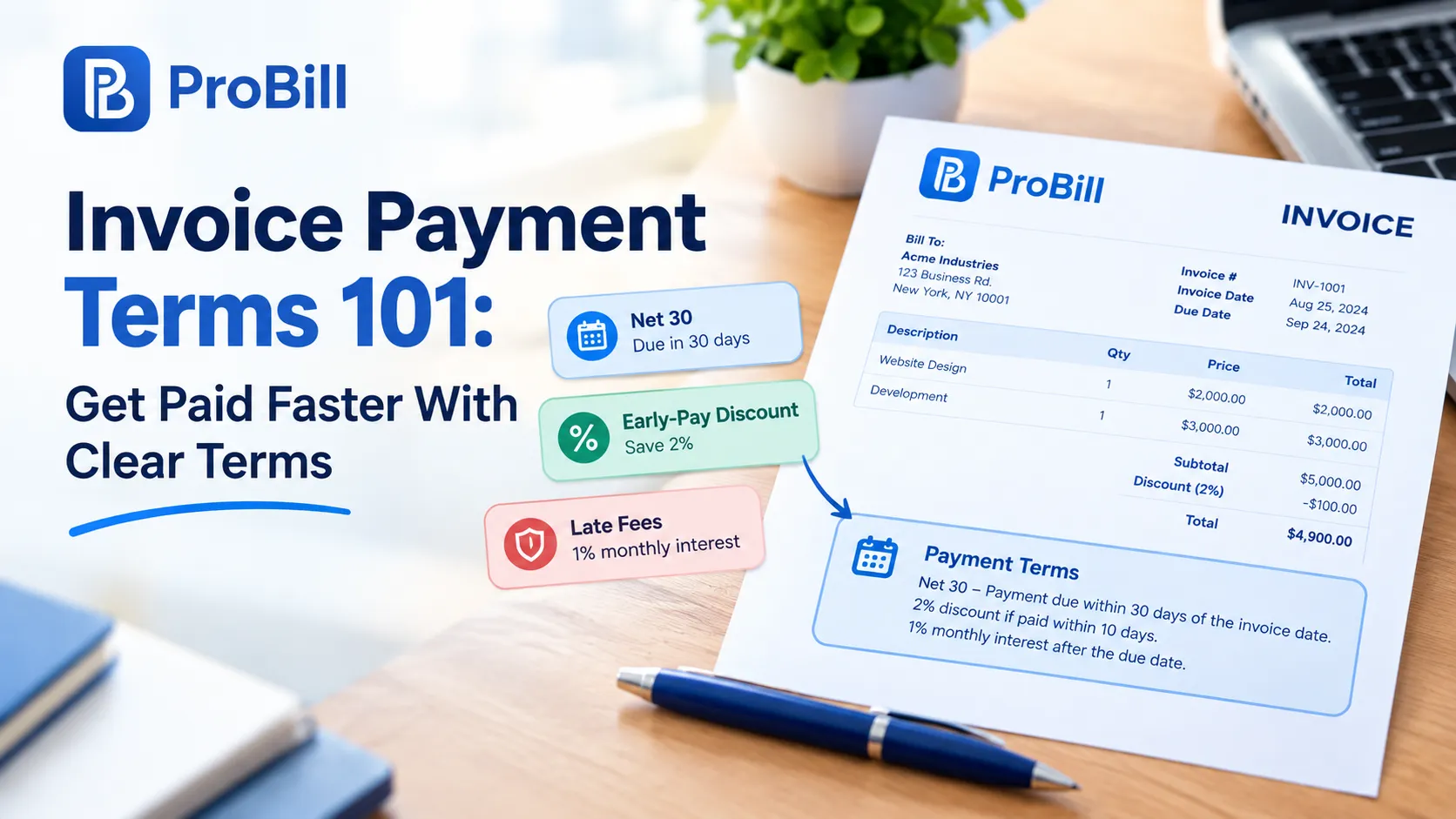 invoice payment terms 2