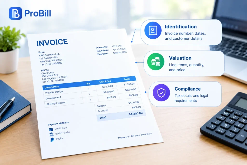 what is an invoice definition in accounting and business terms 
