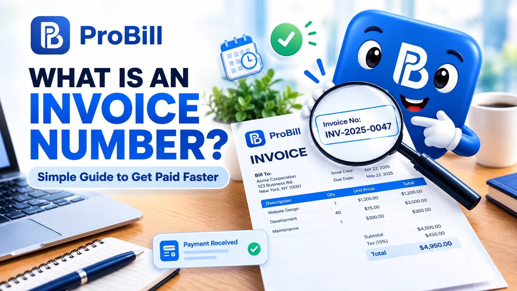 what is an invoice number