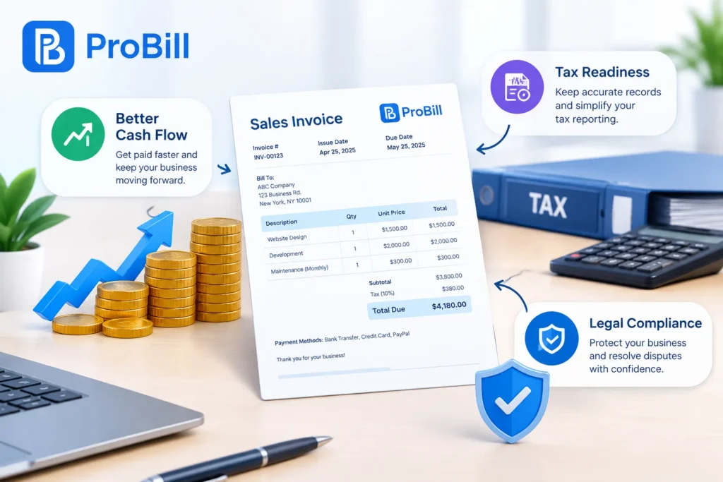 what is sales invoice ? Why Sales Invoices Are Critical for Cash Flow, Taxes, and Compliance