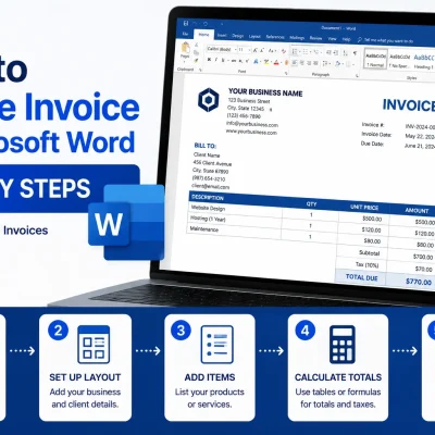 How to Create Invoice in Microsoft Word