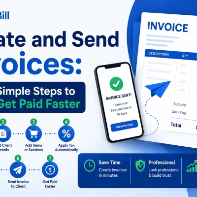 create and send invoices
