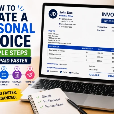 how to create a personal invoice