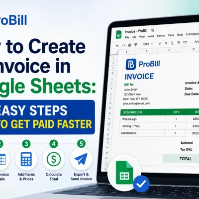 how to create an invoice in google sheets