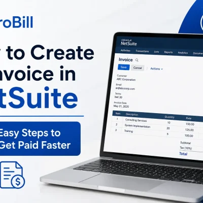 how to create an invoice in netsuite