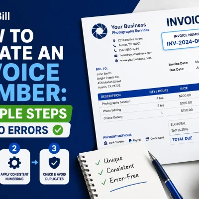how to create an invoice number