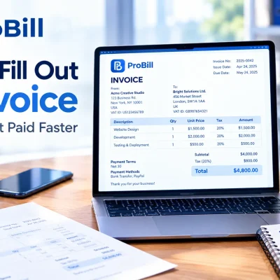 how to fill out an invoice